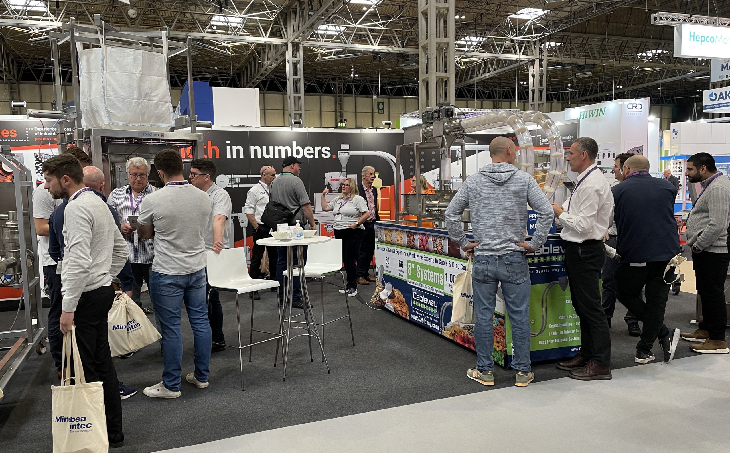 AMP and AHS showcasing innovative material handling  and processing solutions at PPMA