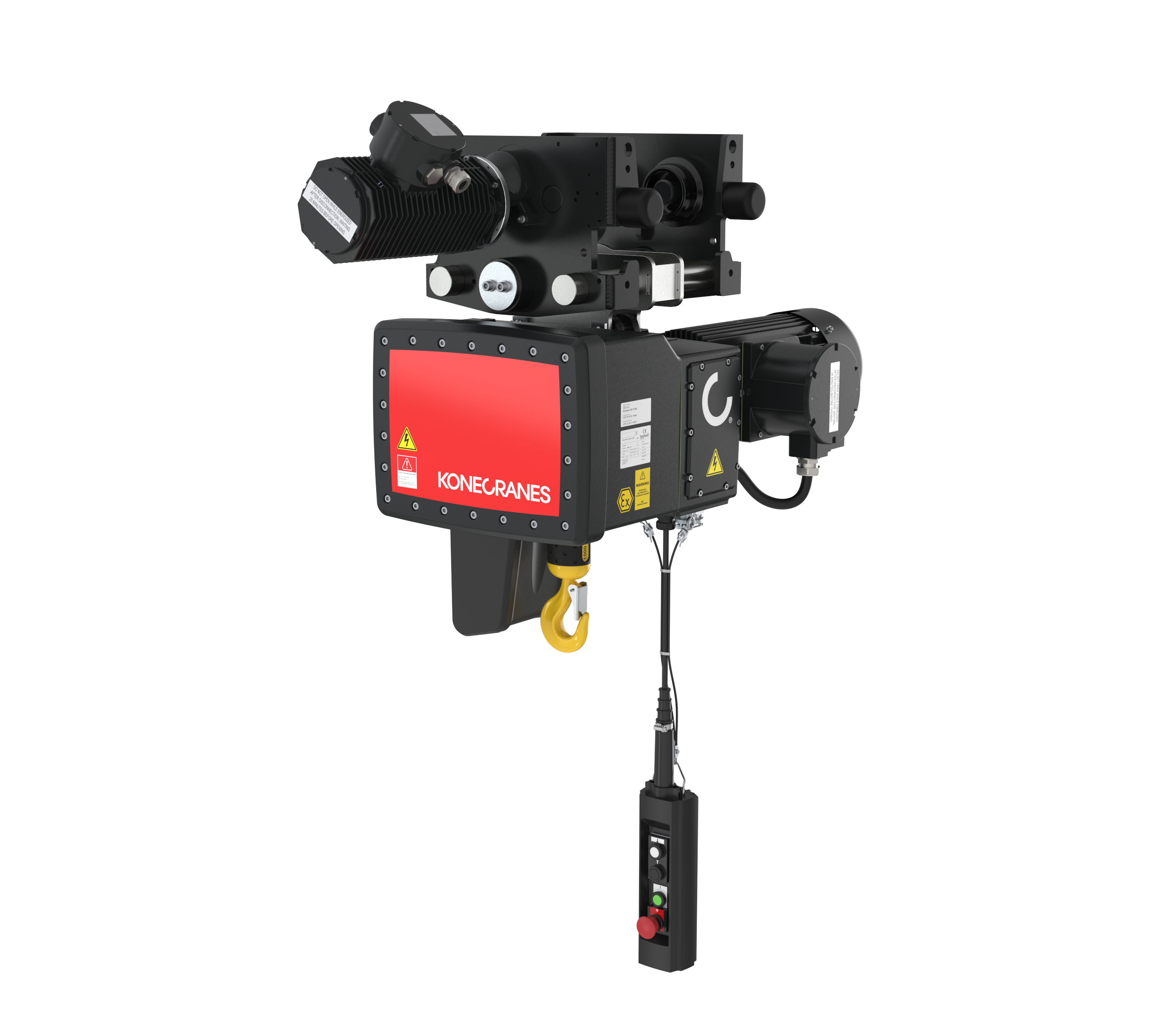 Explosion proof lifting for hazardous environments