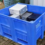 Craemer pallet boxes improve WEEE collection at German recycling centres