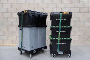 RCS HYBRID RCS CONTAINERS 1 Loadhog’s Dolly Max Rolling Container System - more versatile than a roll cage