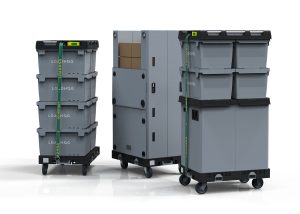 RCS Render The Next Generation Rolling Container System from Loadhog featuring Dolly Max.