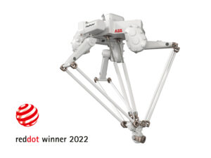 Red Dot Banner 300dpi 220721 CU 4 1 ABB wins Red Dot award for FlexPacker industrial Delta robot