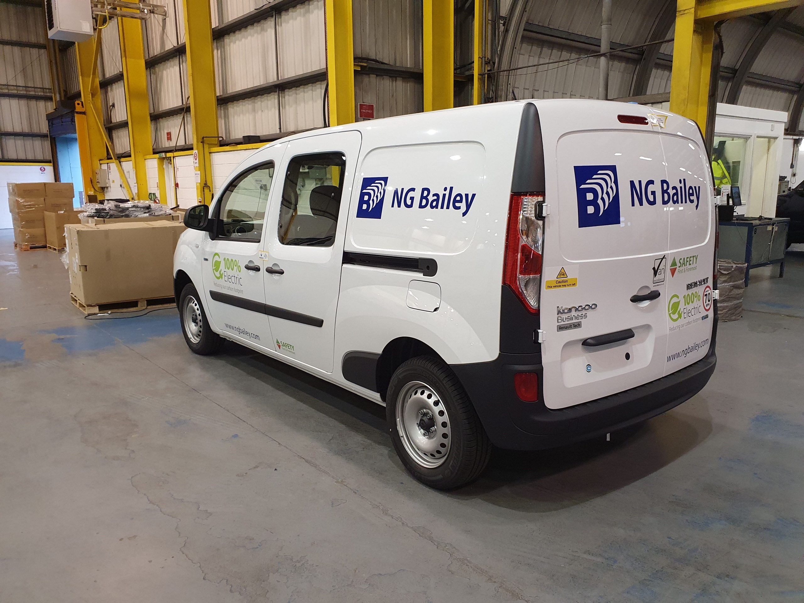 NG Bailey Group accelerates fleet transformation with Webfleet