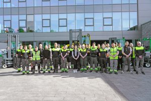 Representatives of Past Graduates edited rev 1.1 Combilift and CMETB celebrate 10 years of pioneering Engineering Traineeship