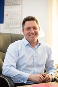 Richard MacLean Desk Sitma takes part at coming-soon PPMA show in the UK