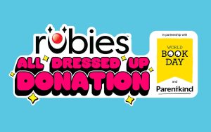 Rubies All Dressed Up Campaign Logo Kammac supports UK distribution of 100,000 fancy dress costumes for World Book Day