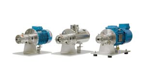 SMALL MIXERS 3X horizontal Silverson In-Line mixers - from Laboratory through to production-scale