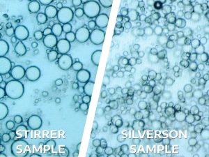 STIRRER SAMPLE 1 High Shear Mixers v Overhead Stirrers - creating uniform emulsions