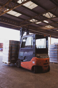 TOYOTA whitworths 2 002 Switch from gas to lithium-ion powered forklifts brings productivity benefits for Whitworths