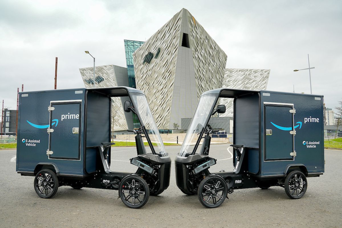 Amazon Brings Electric Cargo Bike Deliveries to Belfast Customers
