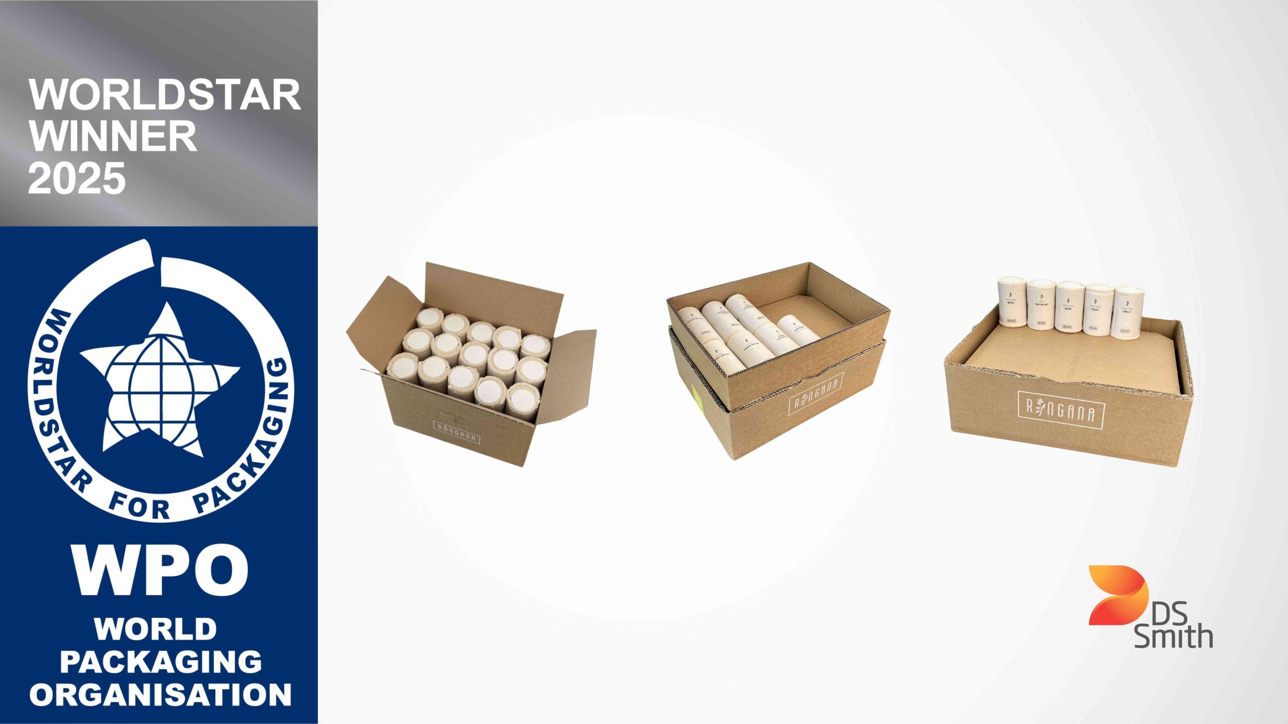 DS Smith wins three Worldstar Global Packaging Awards 2025 for pioneering innovations in sustainable packaging design