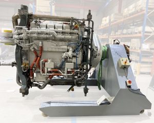 bec12 c 300dpi Largest Benco side-mounting turnover engine stand supplied to Voith Turbo