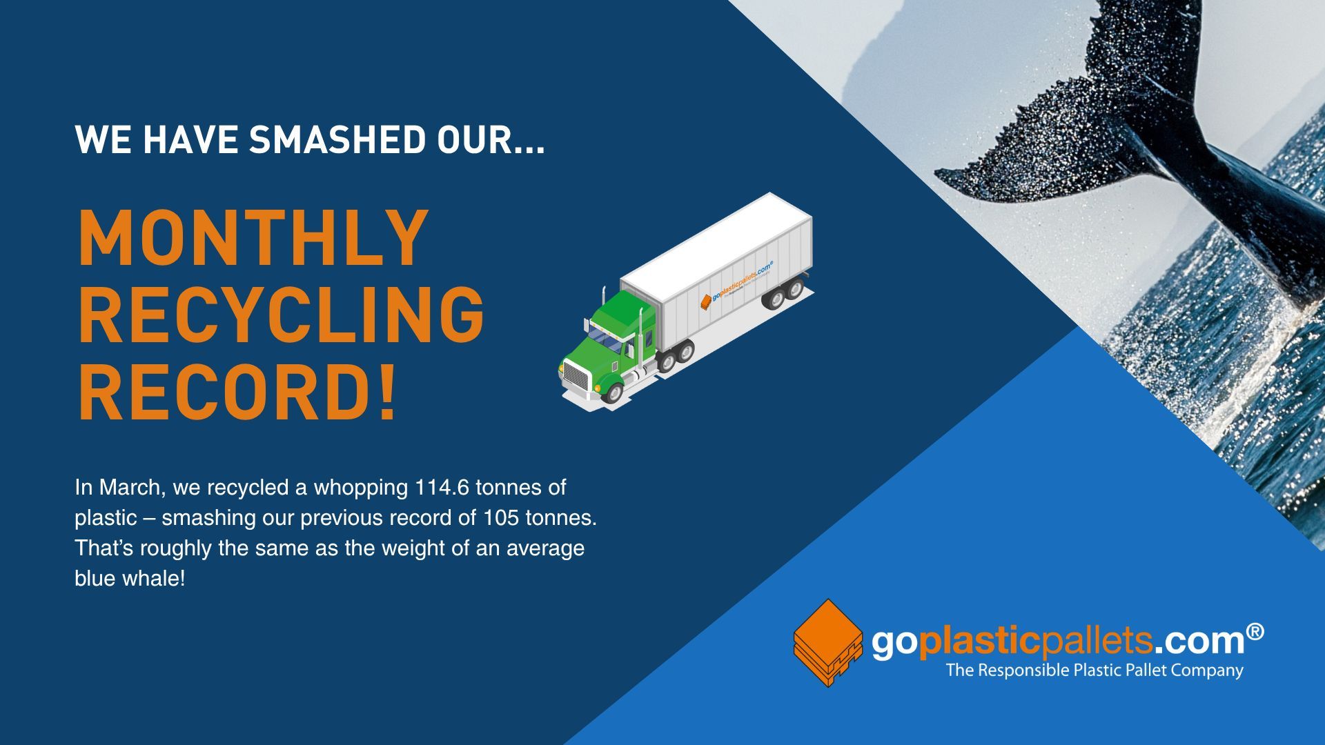 GOPLASTICPALLETS.COM smashes monthly recycling records