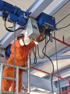 haw11 d 300dpi scaled 1 Electric hoist leaves large distillery in high spirits