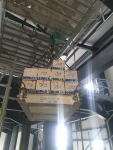 haw17 g 300dpi Hoist & Winch provides the lift for modern flour mill build and maintenance