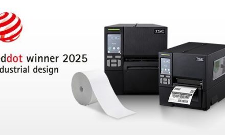 TSC Auto ID’s MB241 Series linerless printer wins Red Dot Design Award
