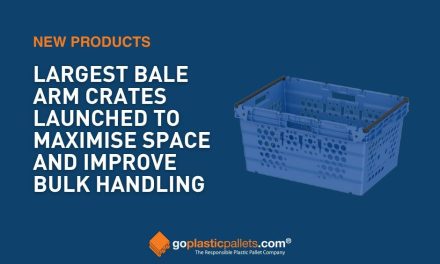 goplasticpallets.com launched largest bale arm crates to maximise space and improve bulk handling