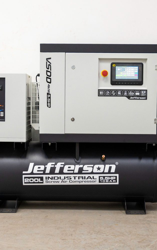 Jefferson Tools’ new screw compressors deliver power without the pressure